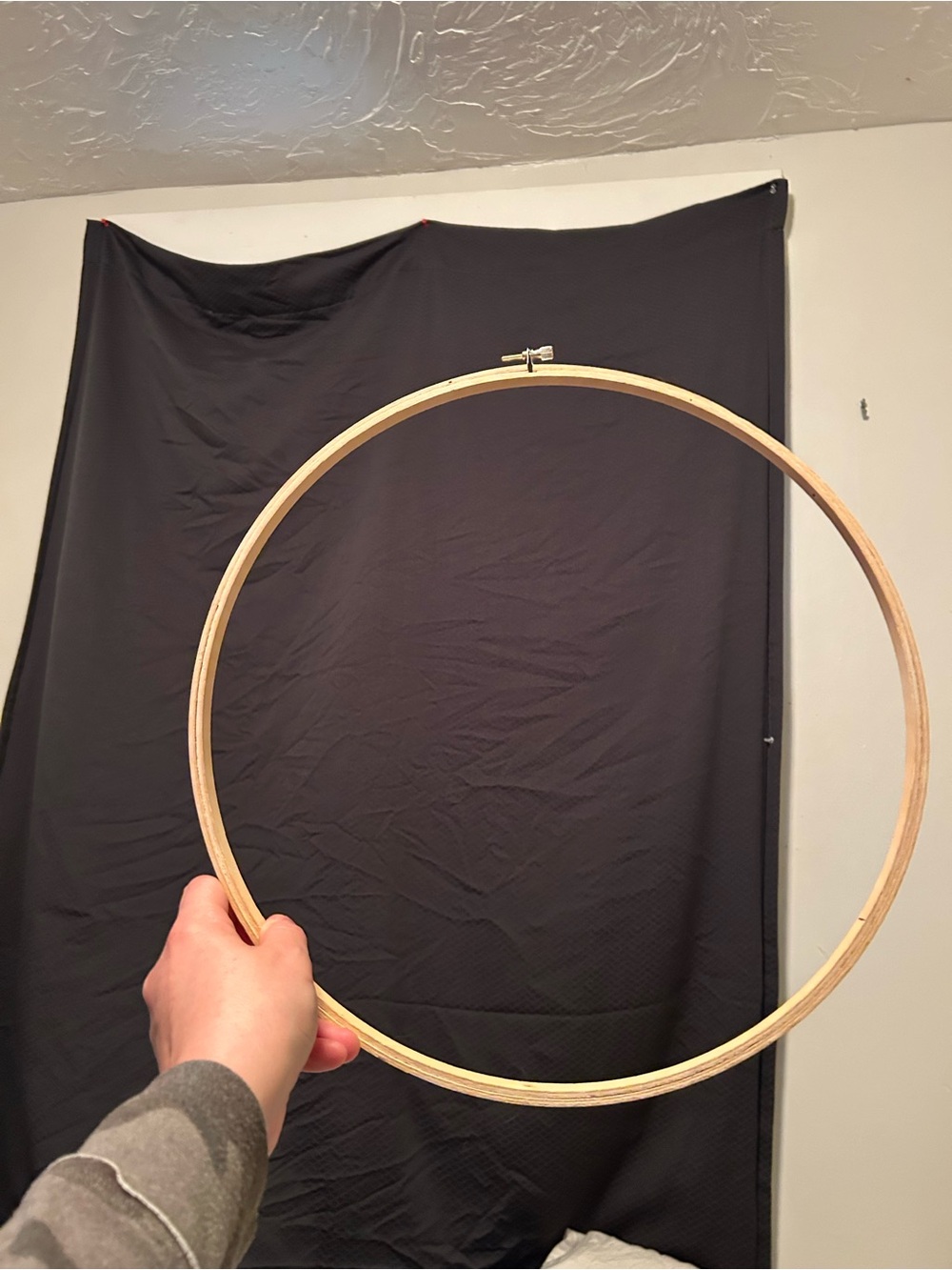 Natural Wood Embroidery Hoop – Neutral Wood Color